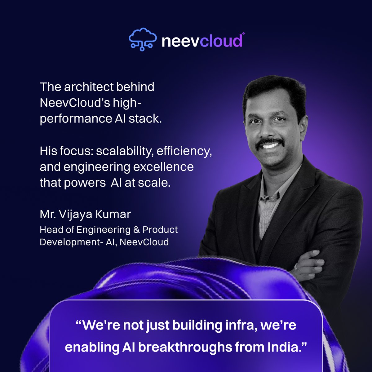 neevcloud_IN's tweet photo. India’s AI SuperCloud in Paris!

Catch NeevCloud at @RaiseSummit  – Booth No. 10 – and explore the future of AI infrastructure.

 Meet our leadership team &amp; book your 1:1 session.

📍 Booth No. 10, Le Carrousel du Louvre, Paris | July 8-9, 2025 | 08:00 AM - 08:00 PM https://t.co/JM9SZDOh10