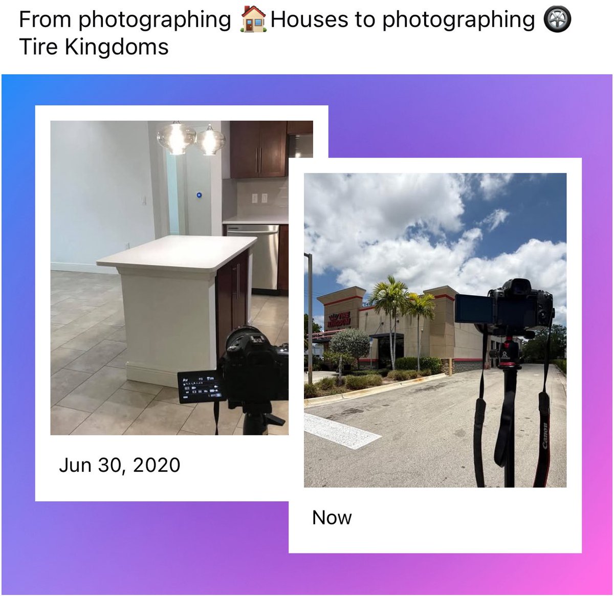FAPPhotography's tweet photo. #Thenandnow #realestatephotography #Tirekingdom #fapphotography https://t.co/hxqDXvPlBb