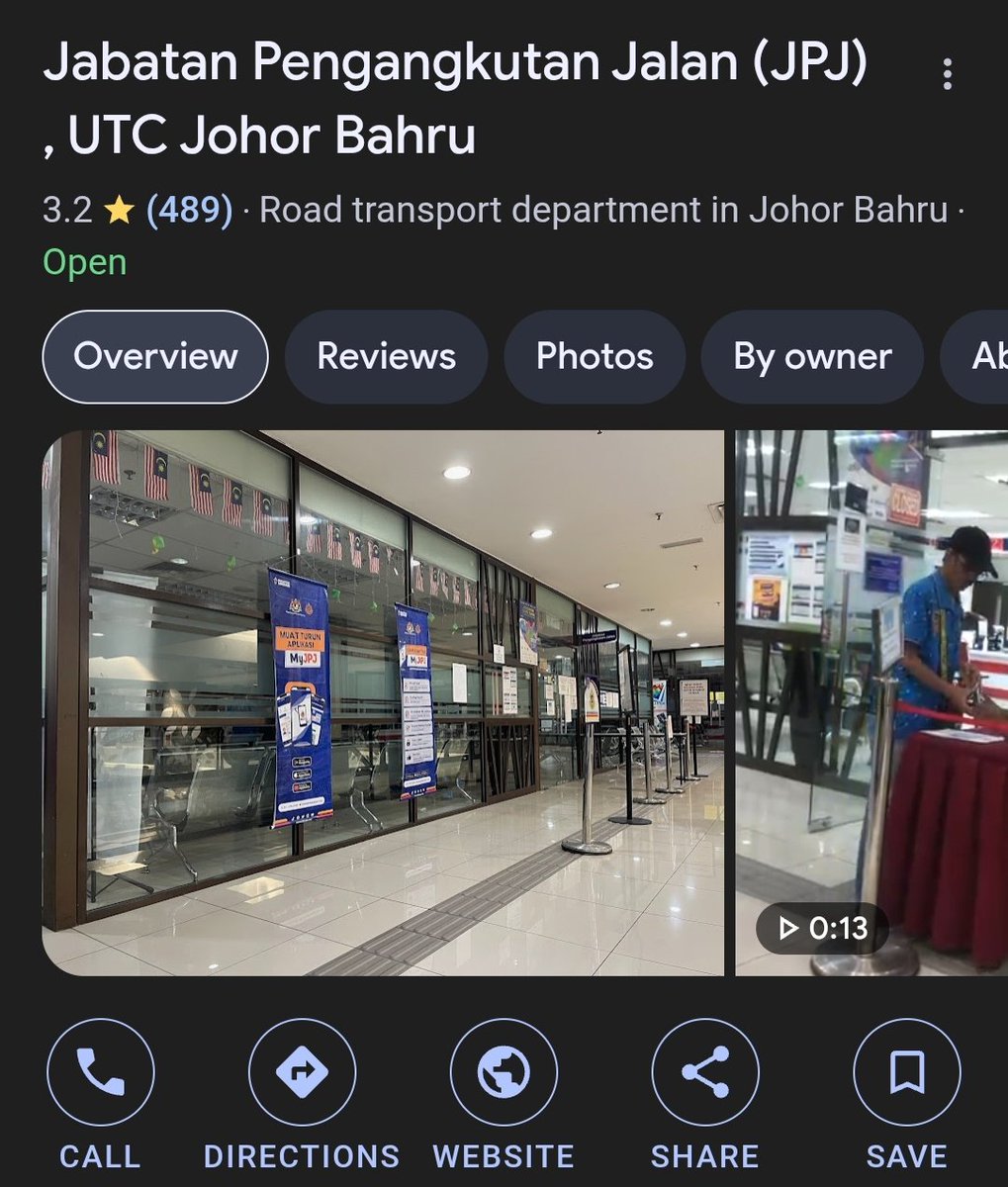 Salam YB <a href="/anthonyloke/">Loke Siew Fook</a> , need your assistance to monitor the JPJ counter at UTC Johor. Went to print my car geran, the counter staff can ask me to come some other day because "Tuan" tak senang, counter dah tutup pukul 5 😢😢😢.
#KerajaanMadani
#UTCJohor
#JPJ
#Johor