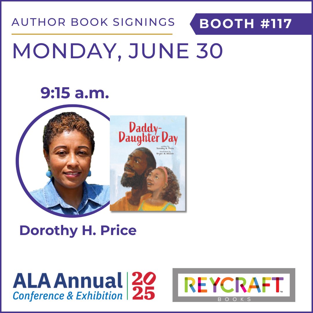 We're ready for #ALAAC25 Day 4! Visit us in Booth #117 this morning to meet one of your favorite authors and get signed copies of her book! 

Explore our booth signing schedule→ hubs.ly/Q03t0MYt0