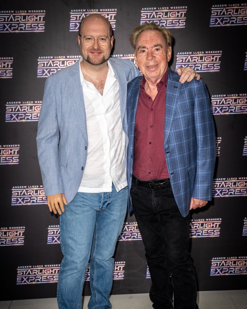 OfficialALW's tweet image. Throwback to opening night of @Starlightlondon in 2024. A brilliant evening celebrating the return of this much-loved production, with friends, family and fans all coming together to celebrate. 🚂✨ - Team ALW
📸: Eamonn M. McCormack
#StarlightExpress #Throwback #ALWShows