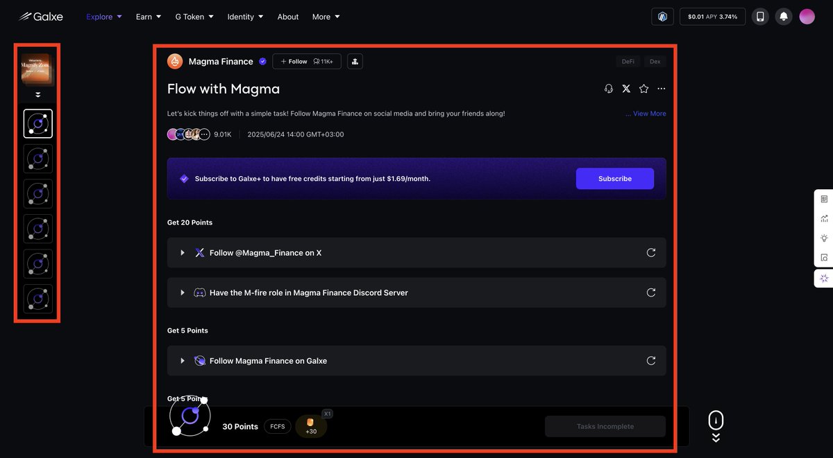 Kriptolia (@kriptoliatr) on Twitter photo 🪂 Onaylı Airdrop - Magma Finance - SUI 🪂
SUI tarafında yer alan Momentum Benzeri <a href="/Magma_Finance/">Magma Finance</a> projesinde #airdrop için yerimizi alalım! 🚀
Maliyet: 0$ 💰
Süre: 5 Dk. ⏳
Rehberimizle bu airdrop için çok erkenci olun! 🧵👇
📝 Airdrop İşlemleri
Projenin yeni başlattığı 🪂 Onaylı Airdrop - Magma Finance - SUI 🪂
SUI tarafında yer alan Momentum Benzeri <a href="/Magma_Finance/">Magma Finance</a> projesinde #airdrop için yerimizi alalım! 🚀
Maliyet: 0$ 💰
Süre: 5 Dk. ⏳
Rehberimizle bu airdrop için çok erkenci olun! 🧵👇
📝 Airdrop İşlemleri
Projenin yeni başlattığı