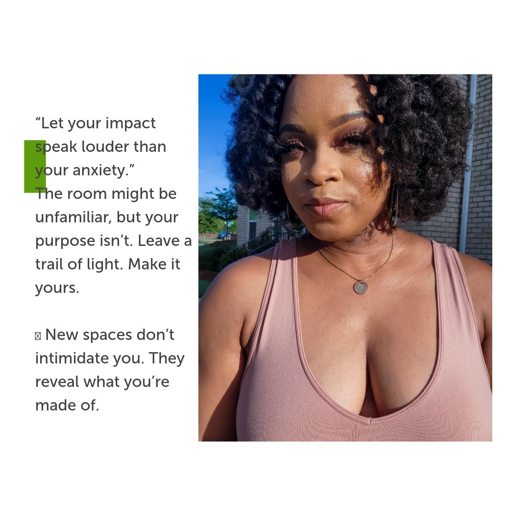 You don’t have to shrink to fit in.
New spaces aren’t tests — they’re invitations to show up fully.
Let your light do the talking. 💫

Would you like a version that includes a faith-based line too?