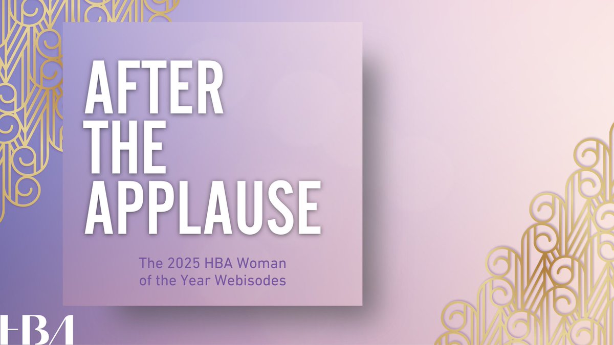 HBAnet (@hbanet) on Twitter photo The 4th and final episode of After the Applause is live! 🎙️🎧 Meet Rebecca Vermeulen, the HBA’s 2025 STAR who is a transformational leader and advocate for women’s health. Her story is a masterclass in people-centered leadership. Watch now: ow.ly/i6iY50Wb58x #HBAImpact The 4th and final episode of After the Applause is live! 🎙️🎧 Meet Rebecca Vermeulen, the HBA’s 2025 STAR who is a transformational leader and advocate for women’s health. Her story is a masterclass in people-centered leadership. Watch now: ow.ly/i6iY50Wb58x #HBAImpact
