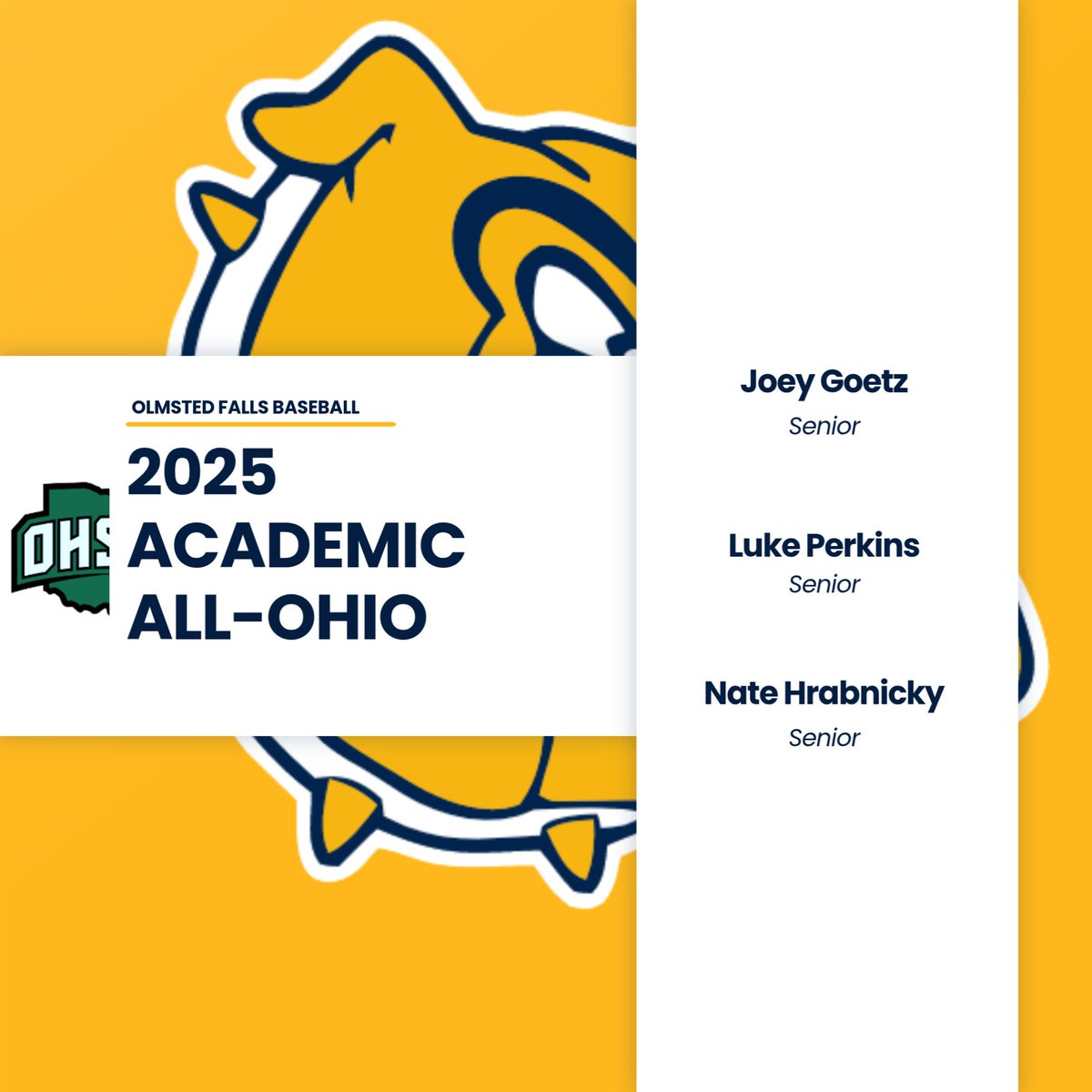 Olmsted Falls Baseball tweet media