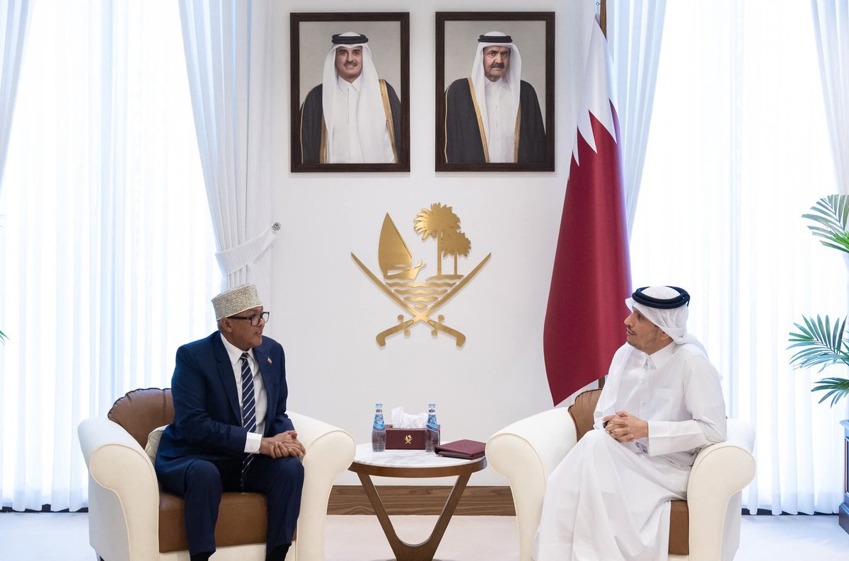 Somaliland in Kenya (@somalilandinke) on Twitter photo The President of the Republic of Somaliland H.E. <a href="/Abdirahmanirro/">Cabdiraxmaan Cirro</a> who is on an official working trip to Qatar meets with the Prime minister and Minister of Foreign Affairs of Qatar H.E. <a href="/MBA_AlThani_/">محمد بن عبدالرحمن</a>.
The Republic of Somaliland is a key player in regional security & trade. The President of the Republic of Somaliland H.E. <a href="/Abdirahmanirro/">Cabdiraxmaan Cirro</a> who is on an official working trip to Qatar meets with the Prime minister and Minister of Foreign Affairs of Qatar H.E. <a href="/MBA_AlThani_/">محمد بن عبدالرحمن</a>.
The Republic of Somaliland is a key player in regional security & trade.