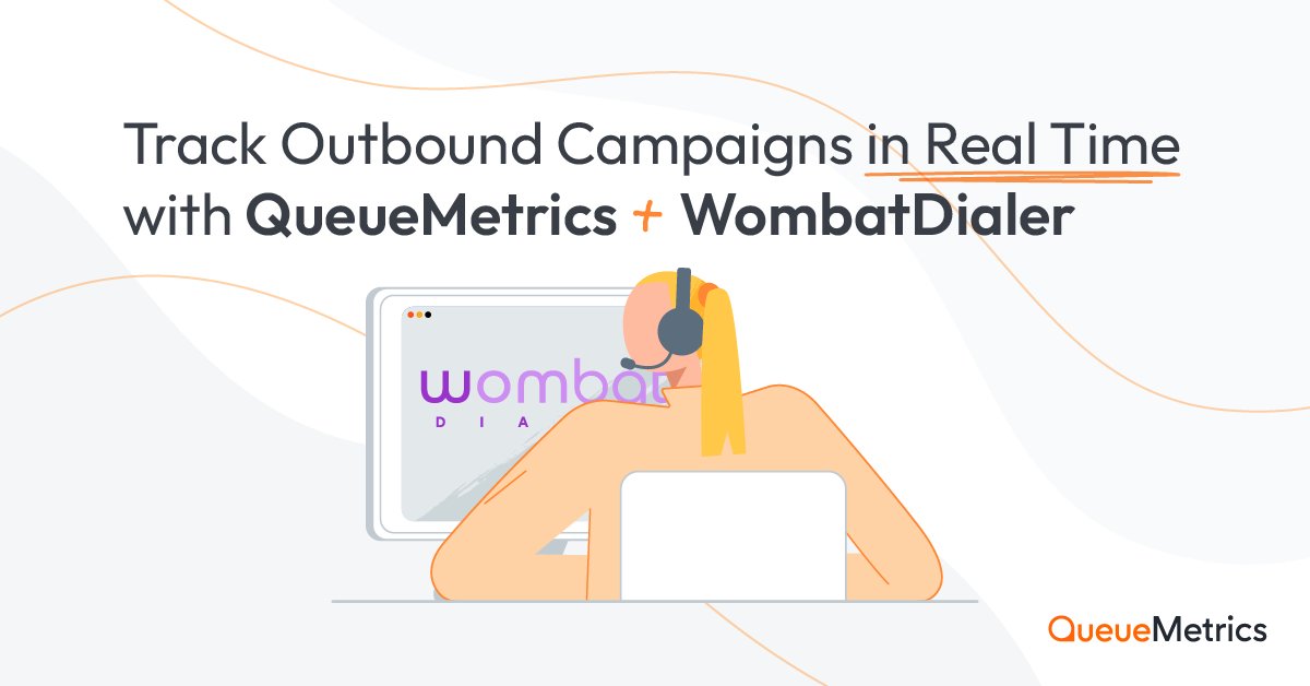 queuemetrics's tweet image. Track outbound campaigns live with QueueMetrics + WombatDialer.
Unified dashboards, detailed reports, optimized workflows. Boost agent efficiency & dialing performance.
Try the integration: queuemetrics.com/qmlive-request…
#QueueMetrics #WombatDialer #OutboundCalling #Analytics