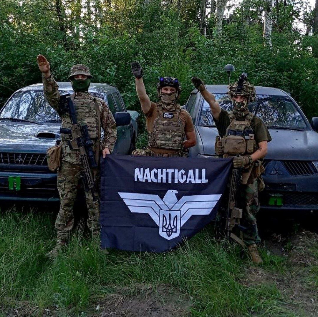 Dear 🇩🇪friends who care about democracy,

You are co-funding the Ukrainian Armed Forces unit "Nachtigall," named after a Nazi formation. 

In Ukrainian military tradition, there is only one Nachtigall — the battalion created by the Nazi Abwehr in 1941 to launch an attack on the