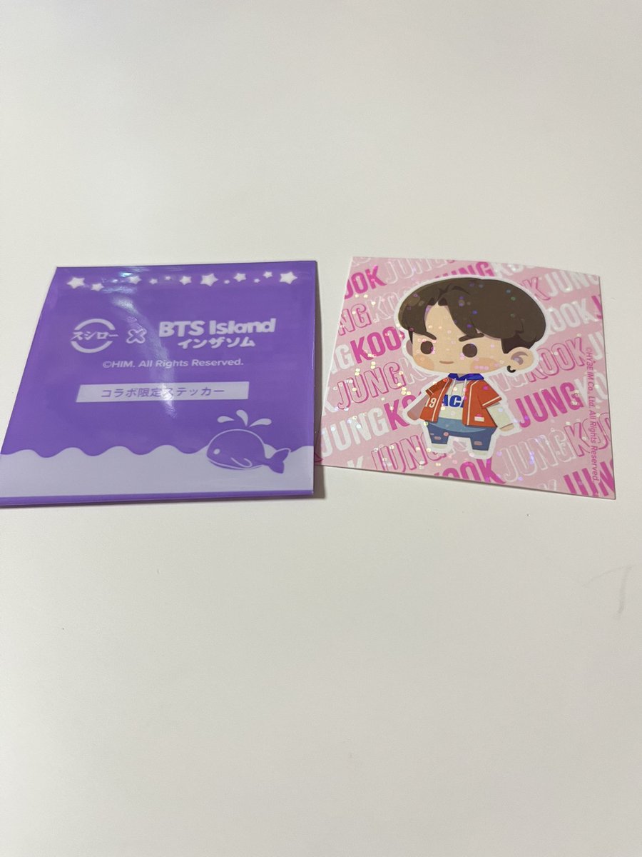 スシロー インザソム BTS 交換

【譲】  ステッカー（全身）
         JUNGKOOK グク

【求】 ステッカー（全身）
         JIMIN ジミン 

⚠︎︎郵送での交換希望
お心あたりのある方はDMまたはリプお願いします。