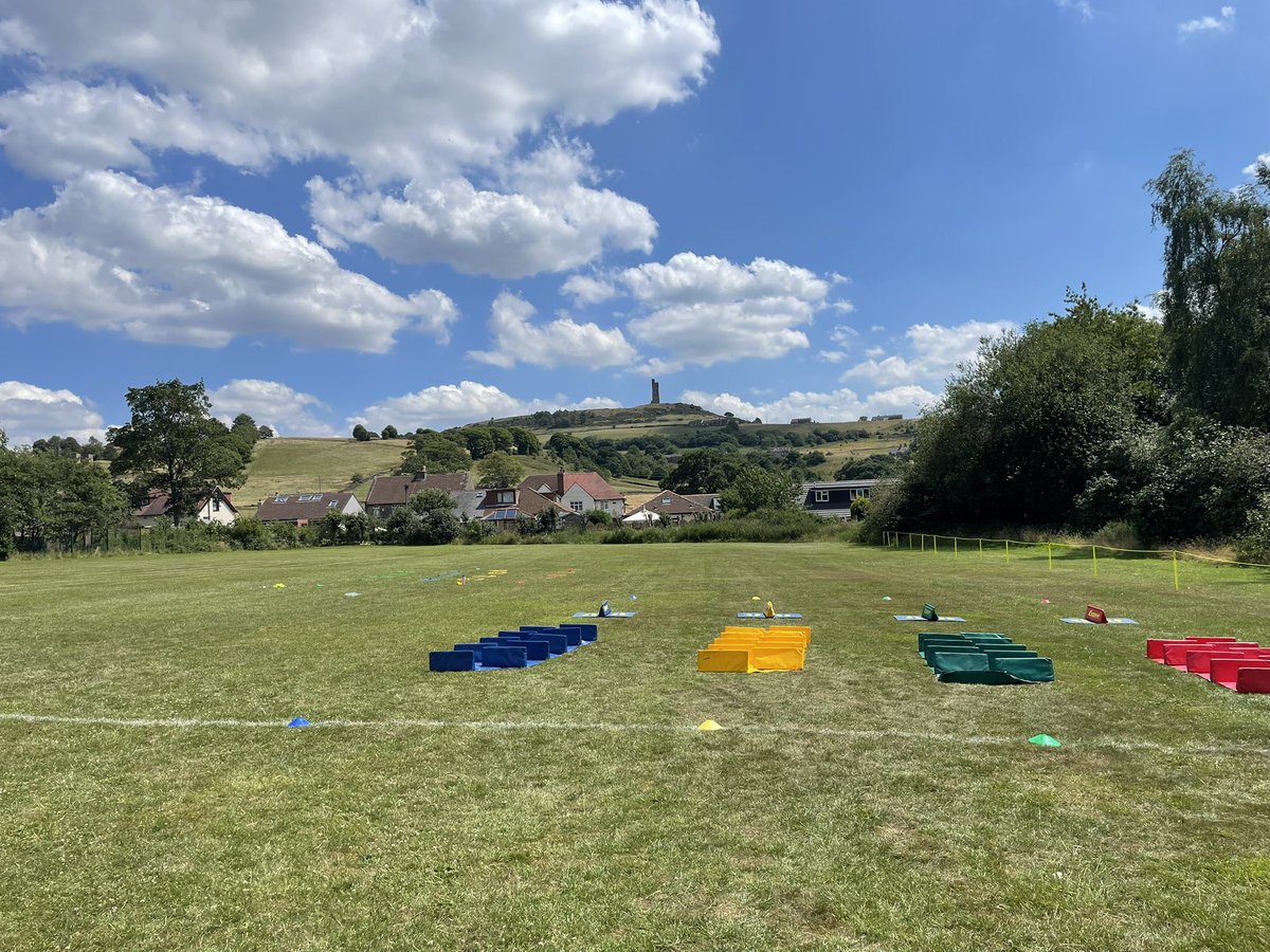 All set for sports day at Newsome Junior Academy, supported by a team of young leaders from Newsome Academy <a href="/NewsomeAcademy/">Newsome Academy</a> <a href="/NewsomeJuniors/">Newsome Junior Academy</a>