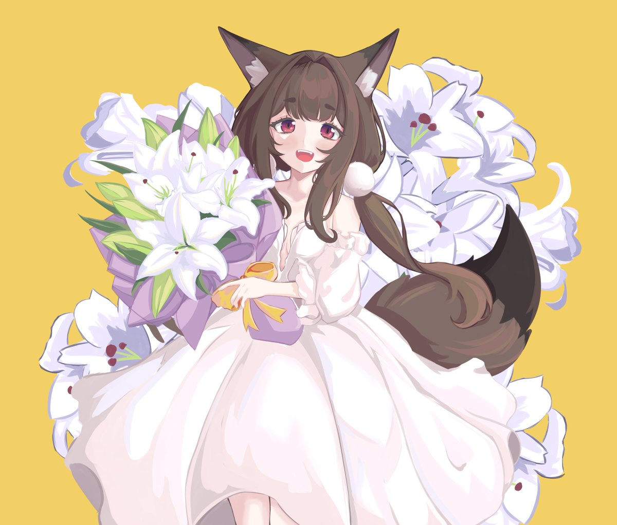 One last awooo for the road! 🐺💖

🎨: <a href="/Admira1Pao/">Pao</a> 
#ohartt #ENVtubers