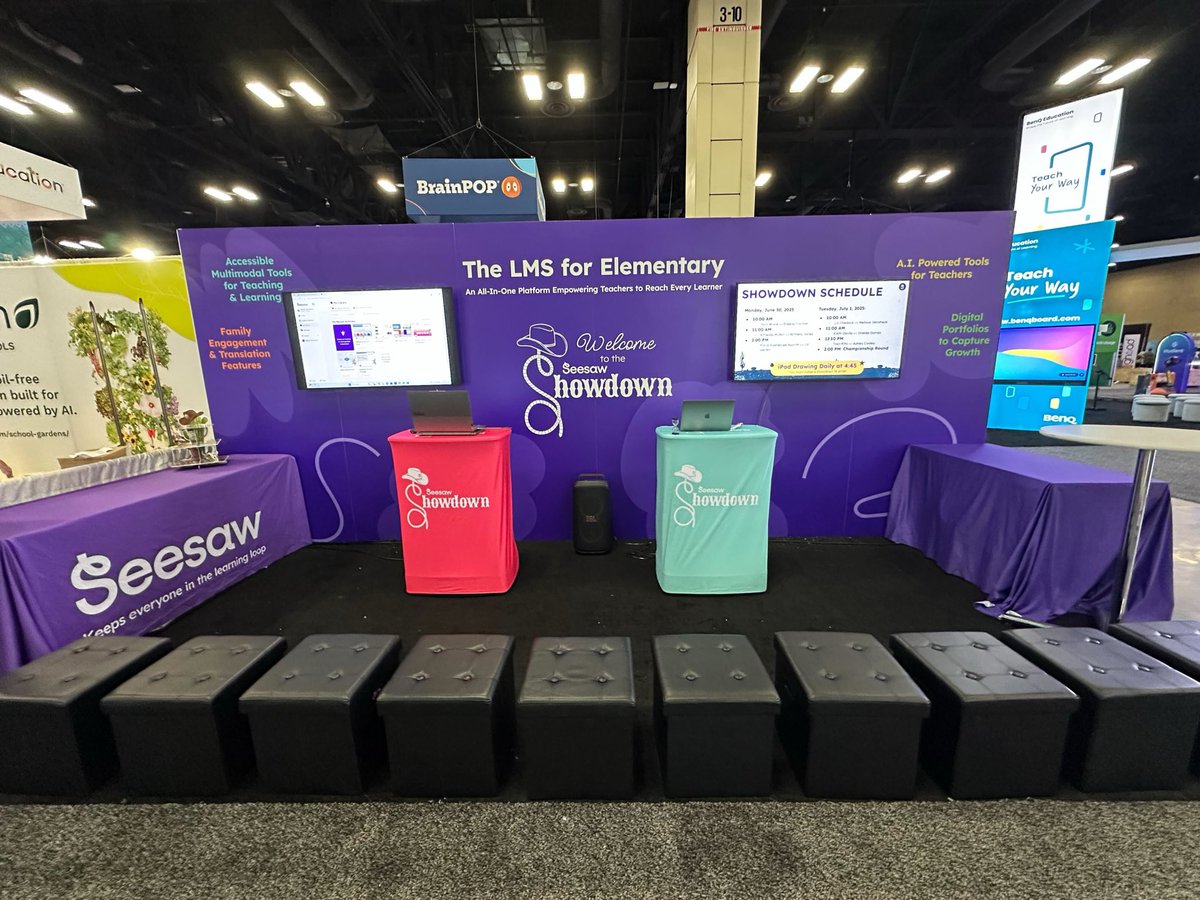 MrsYPost's tweet image. I canβt wait to see you today @ISTEofficial! Come visit me at the @Seesaw booth # 2128ππ