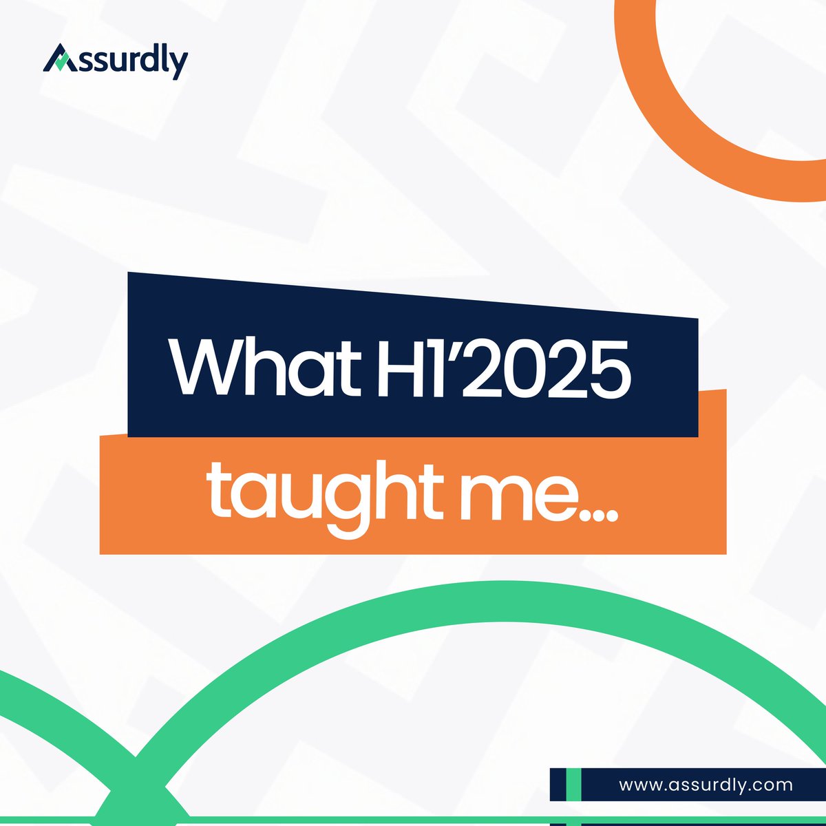 assurdly's tweet image. For us, it was clarity, challenge, and a reminder that progress isn’t always obvious.

Heading into H2 with focus and energy.
Got a product or idea to sharpen?
📍 Let’s make it count  assurdly.com

#H12025 #TeamReflections #LessonsLearned #ProductDevelopment #Assurdly