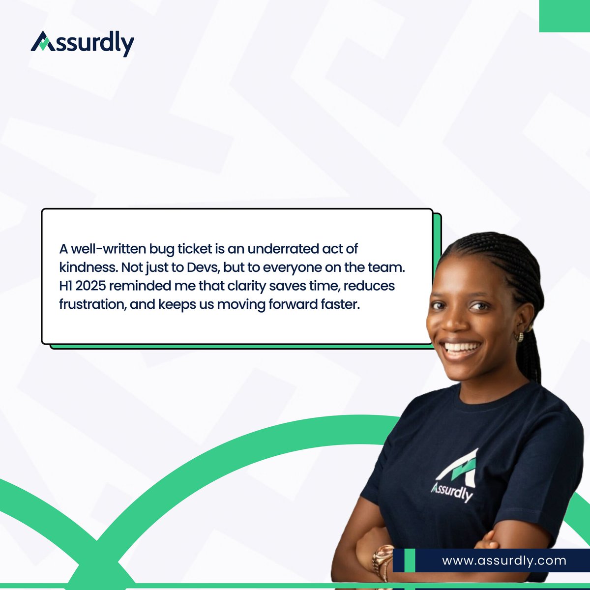 assurdly's tweet image. For us, it was clarity, challenge, and a reminder that progress isn’t always obvious.

Heading into H2 with focus and energy.
Got a product or idea to sharpen?
📍 Let’s make it count  assurdly.com

#H12025 #TeamReflections #LessonsLearned #ProductDevelopment #Assurdly