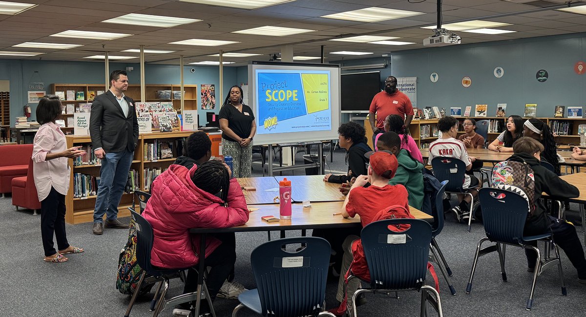 FtMeadeAlliance's tweet image. #ProjectSCOPE has successfully expanded into middle schools, launching a 7th grade program and piloting a new 6th grade initiative reaching more than 700 students.
In this story: @MasterPeaceLtd, Realm One, @Space ForceDoD, @DepartofDefense
Read more: ow.ly/HrAZ50Wcsvg