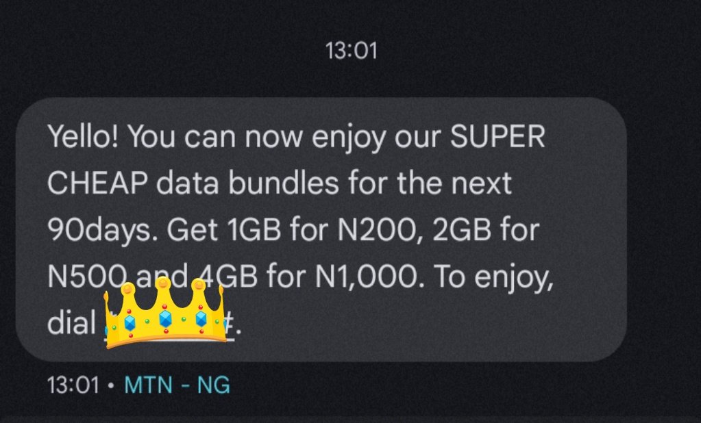 togodcrypt's tweet image. MTN just blessed me with cheap double data bundle for the next 90 days📱🔥
Looks like my over-recharging finally touched their heart 😭💛

If you need the code, just reply with &quot;yapyo&quot;
Let’s grow together 🚀✨

#MTN #DataBundle #YapWithYapyo @yapyo_arb
