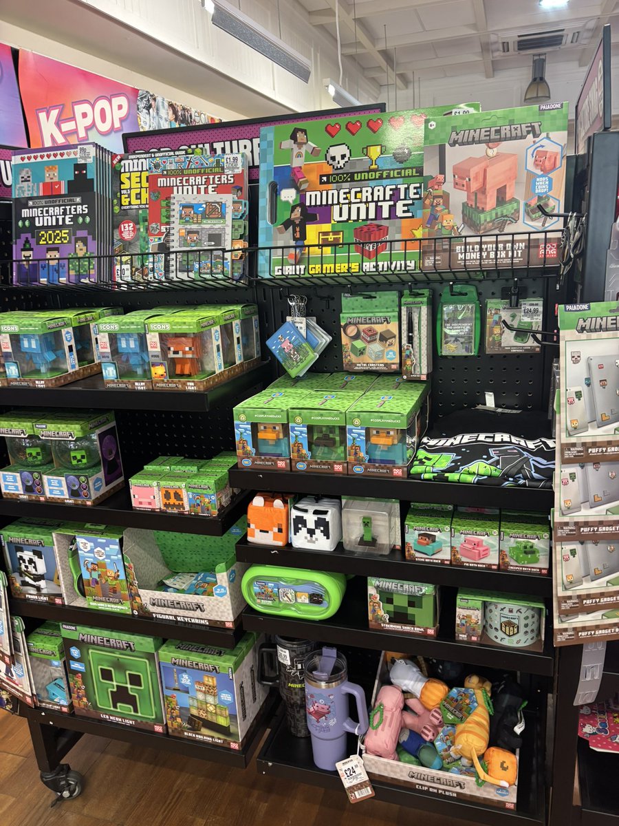 🔨 🧱 MINECRAFT 🧱🔨

The wait is over! #Minecraft Movie is out now on 4K, Blu Ray and DVD 🍿 

We also have loads merchandise available in store ✨