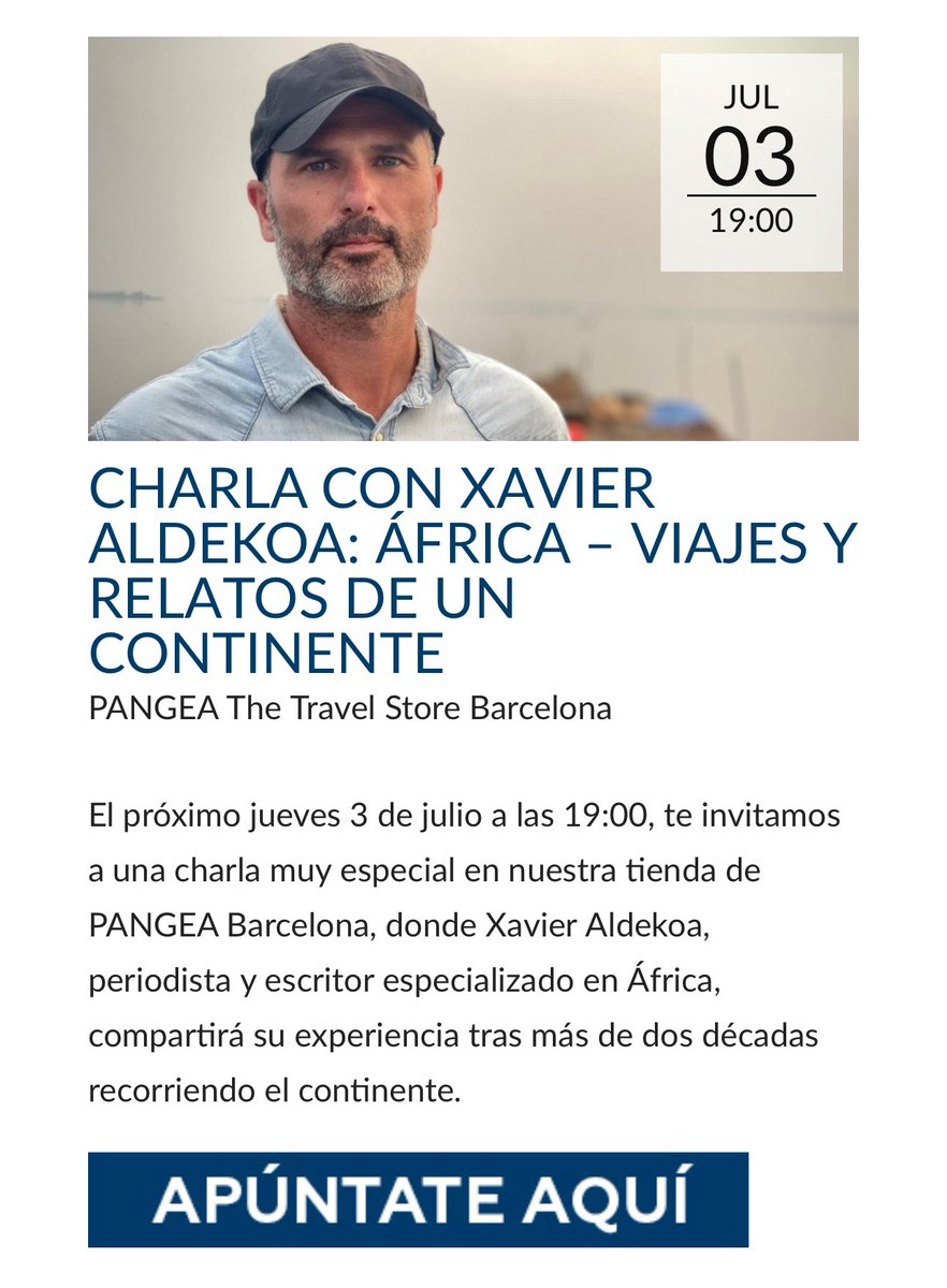Esto es el jueves que viene… 
Para apuntarse, aquí. 

agenda.pangea.es/evento/charla-…