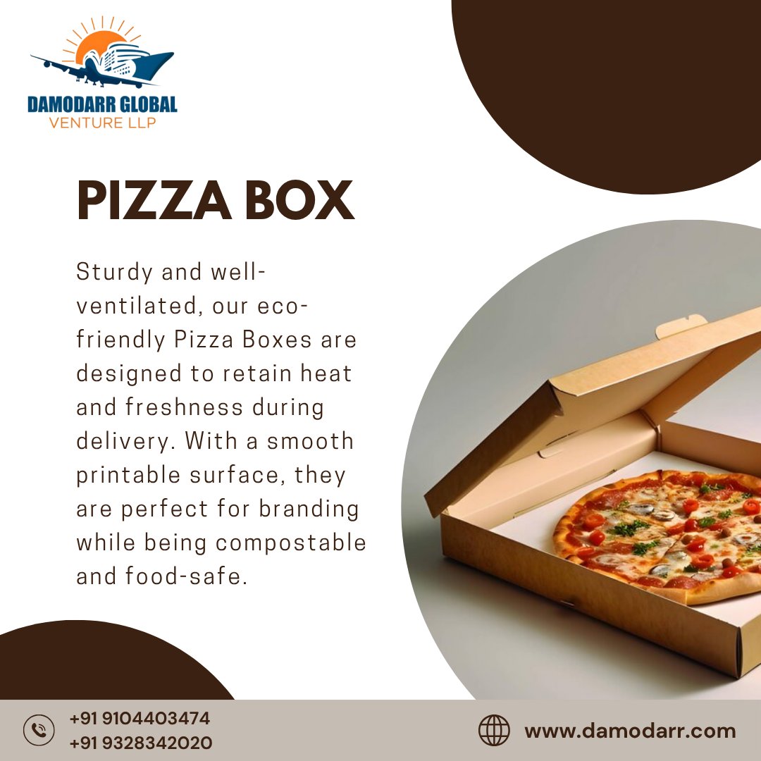 darshitp__99's tweet image. Pizza Boxes – Fresh, Sturdy &amp;amp; Perfectly Crafted for Every Slice!

✔ Made from Food-Grade, Recyclable Paperboard
✔ Grease-Resistant, Odor-Free &amp;amp; Durable
✔ Retains Heat &amp;amp; Crispness During Delivery

Contact us today at:
📞 +91 9104403474
🌐 damodarr.com
.
#pizzabox