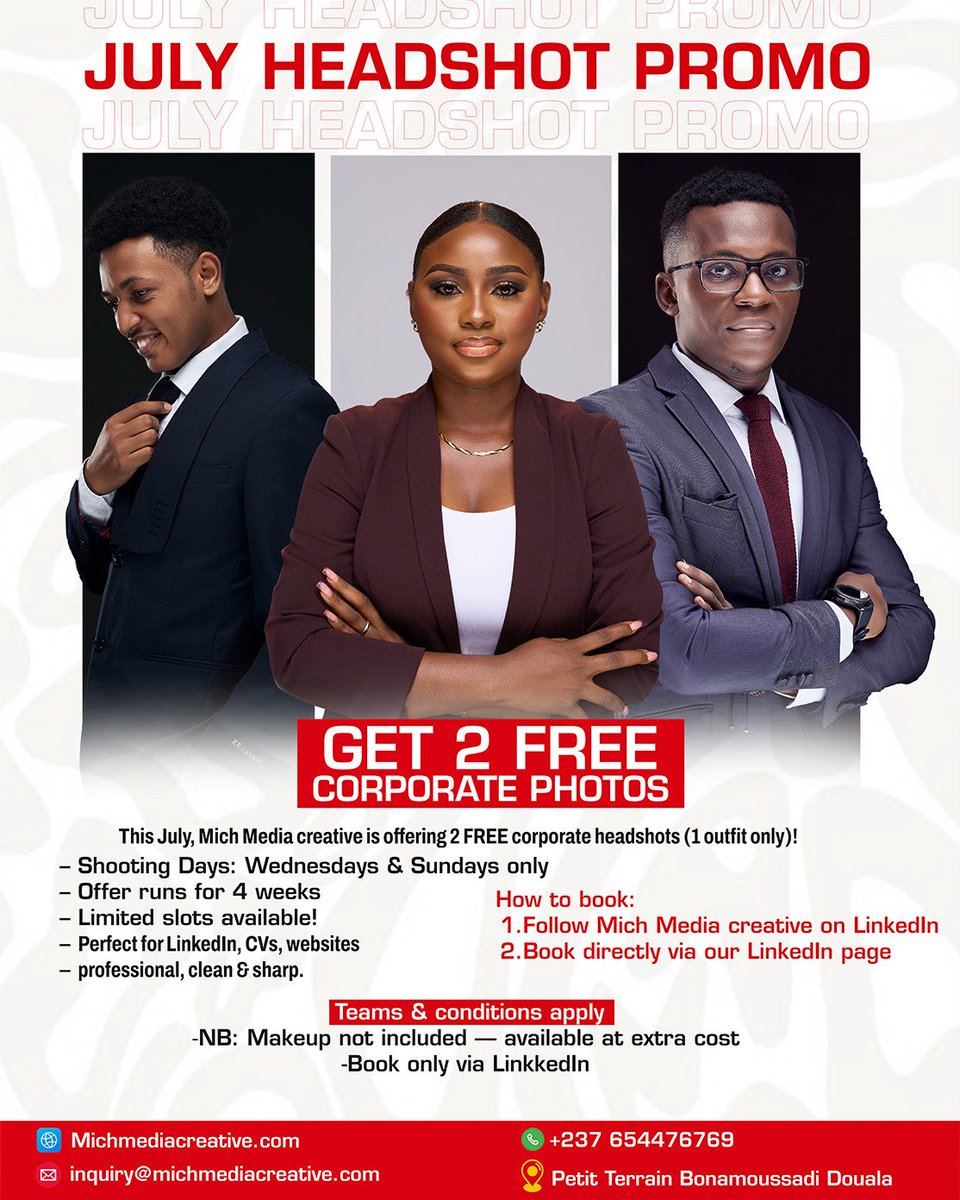 Nousername_ah's tweet photo. Stop using AI headshots on your CV. 
Brand your professional profiles 
Use well done pictures and see. People will hardly offer you 50k salary after they visit your profile 
This is a Free chance. 

https://t.co/9FLVRDPxMr https://t.co/vK01YEPY6W