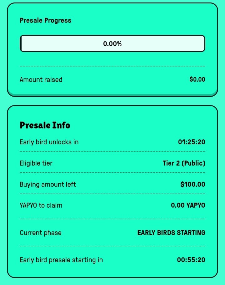 Kedus_2g's tweet image. GM CT
$YAPYO Presale starts in less than 1 hour 🔥
1K tweets got me tier 2 👀😂
I'm super hyped to see where this goes
Stay with @yapyo_arb 
Stay with @arbitrum
#Yapyo
