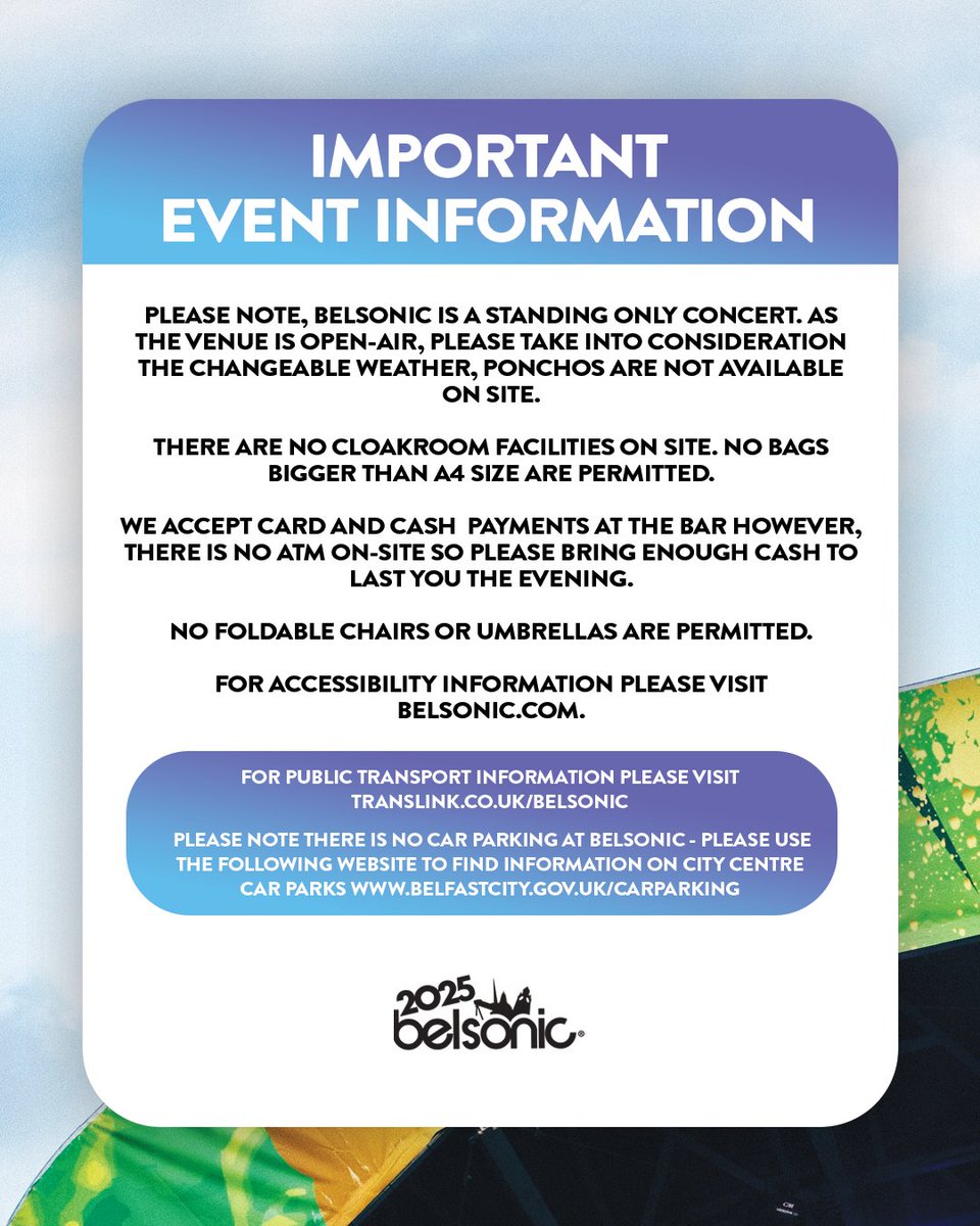belsonicbelfast's tweet image. ALANIS MORISSETTE, TIMES &amp;amp; EVENT INFO ℹ️ All times are subject to change. Remaining tickets from Ticketmaster and at the gate.