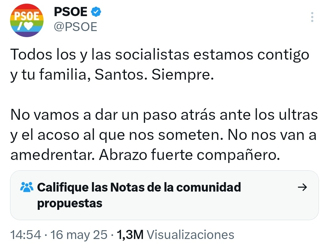 Santos Cerdán, sé fuerte.

Bendita hemeroteca.