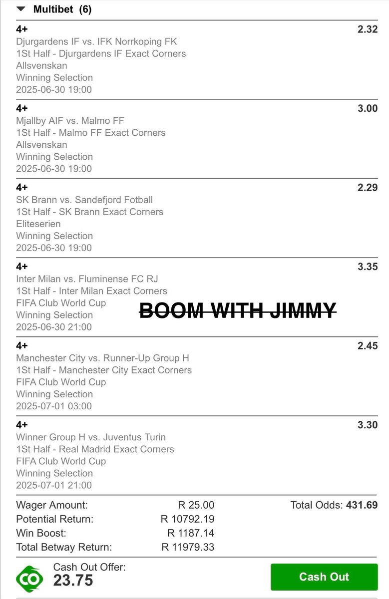 jimmyabza_za's tweet photo. ⏰𝐊𝐢𝐜𝐤-𝐨𝐟𝐟: 19:00
🎟️𝐁𝐨𝐨𝐤𝐢𝐧𝐠 𝐂𝐨𝐝𝐞 : BW57C77AB

🔗𝐁𝐞𝐭𝐬𝐥𝐢𝐩 𝐋𝐢𝐧𝐤: https://t.co/pwn0WT5Eqr

✅𝐒𝐢𝐠𝐧 𝐮𝐩 𝐮𝐬𝐢𝐧𝐠 𝐦𝐲 𝐩𝐫𝐨𝐦𝐨 𝐂𝐎𝐃𝐄 👉🏾 𝐉𝐢𝐦𝐦𝐲𝟓𝟎 𝐭𝐨 𝐠𝐞𝐭 𝟏���𝟎% 𝐟𝐢𝐫𝐬𝐭 𝐝𝐞𝐩𝐨𝐬𝐢𝐭 𝐦𝐚𝐭𝐜𝐡 & 𝐑𝟏𝟎𝟎𝟎 𝐖𝐞𝐥𝐜𝐨𝐦𝐞 𝐒𝐩𝐨𝐫𝐭𝐬 𝐁𝐨𝐧𝐮𝐬

🛜𝙍𝙚𝙜𝙞𝙨𝙩𝙚𝙧/𝙎𝙞𝙜𝙣 𝙪𝙥 𝙝𝙚𝙧𝙚: https://t.co/HmyHa53kDc
🔞+|𝕋&ℂ'𝕤 𝕒𝕡𝕡𝕝𝕪
