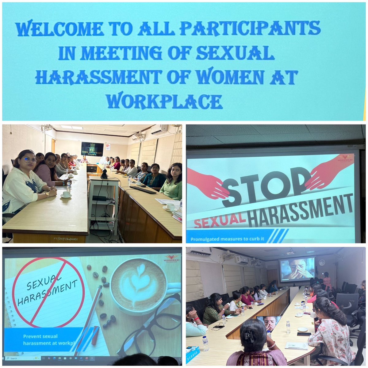 EastFci's tweet photo. The session was held in the presence of an NGO representative, as per statutory guidelines, ensuring transparency and compliance with the POSH (Prevention of Sexual Harassment) Act 2013.
#InternalComplaintsCommittee #sexualharassmentatworkplace #PoshAct2013 
@FCI_India https://t.co/HpC5T12Kf5