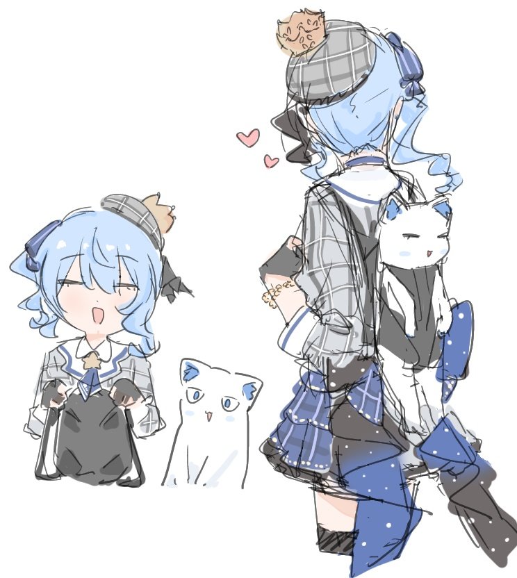 Reirei14531's tweet image. #今月描いた絵を晒そう
🐱☄️