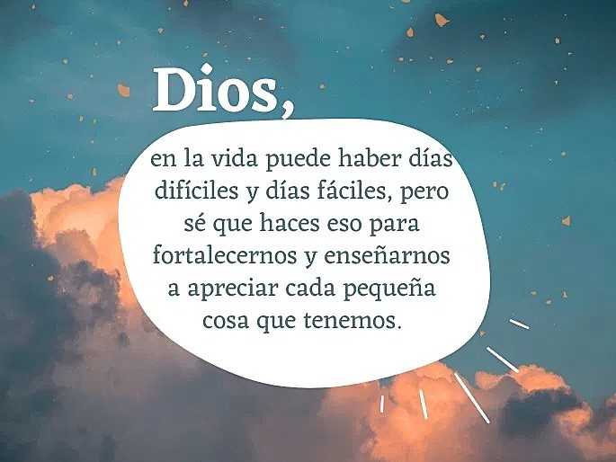 Buen día

Cumplir años es una gran bendición y un bello regalo de Dios

Gracias, Señor, por permitirme en este día cumplir un año más de vida, Gracias por colmarme de tu amor y misericordia. Gracias por la bendición de la familia y por su amor, gracias por el cariño de los amigos
