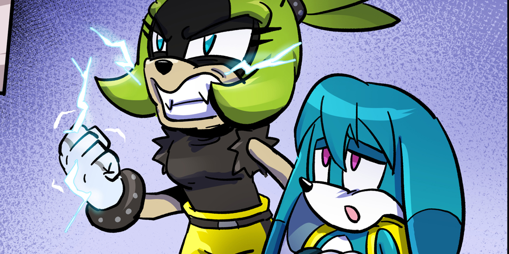 Art: <a href="/pure_amsel/">who am i, really ✨(17+)</a>
Knuckles and the Chaotix Issue 3 Page 28 preview. See the next page (or all the completed pages) now on Patreon:
patreon.com/mobiuscomics
#Sonic #KnucklesTheEchidna #fanart