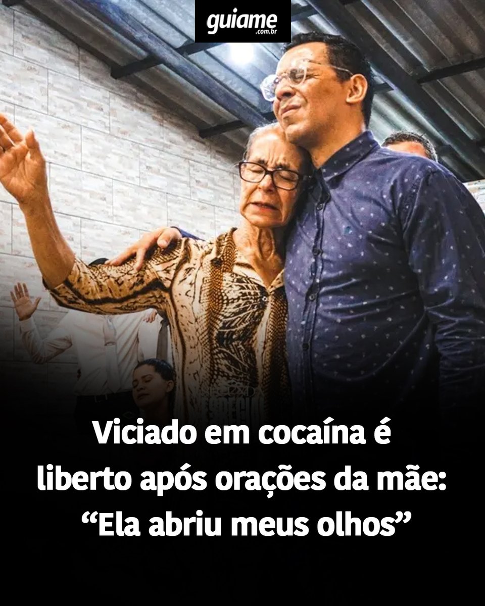 Guiame's tweet photo. Abusado na infância, Dilson Gomes mergulhou no vício e tentou suicídio, mas foi resgatado por Deus através da intercessão de sua mãe: “Tua vida não está mais na mão do traficante, está na mão de Jesus".
https://t.co/FvettMoPNq https://t.co/ZmHDPOQuHQ