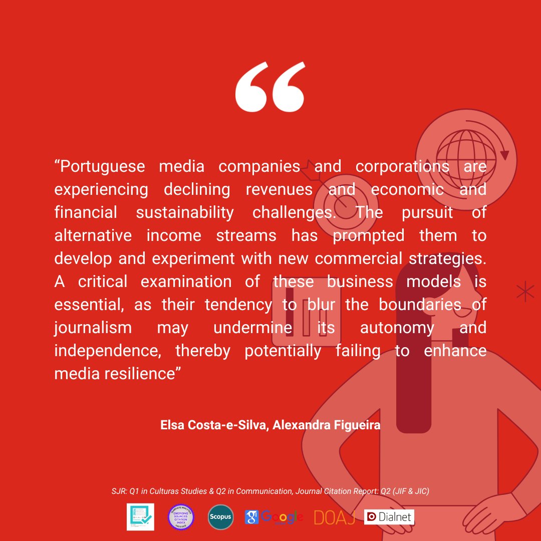 JournalCommSoc's tweet image. 📄“Transparency of new business models with the State: Portuguese media companies and the boundaries of journalism” by Elsa Costa-e-Silva, Alexandra Figueira
doi.org/10.15581/003.3…
#OpenAccess #Communication #Academic #Transparency #Business #Journalism #Media #Portugal