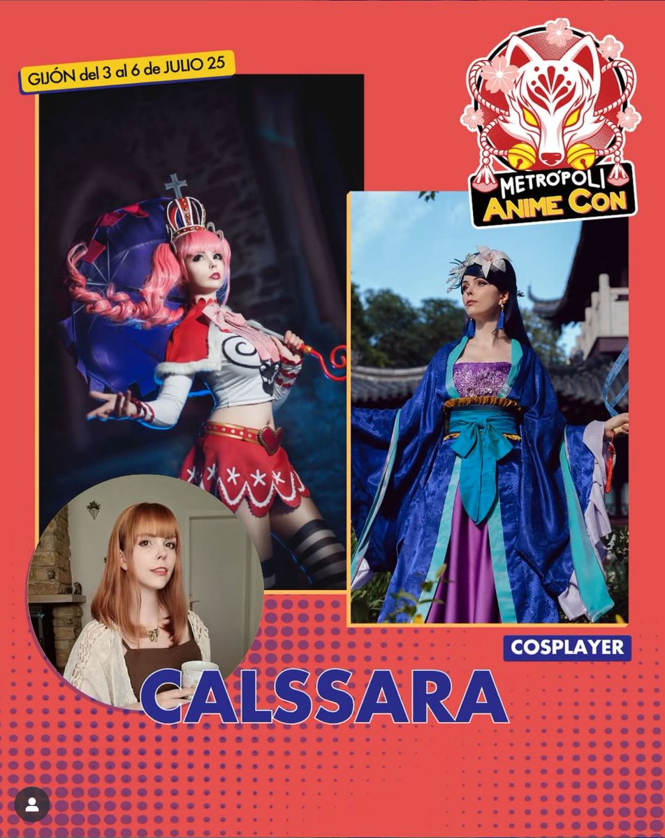My next event will be this weekend :D! 
I gonna be cosplay guest for METROPOLI COMIC CON / ANIME CON in Gijón (SPAIN). 
Gonna bring Tamamo and Lihua 🥰