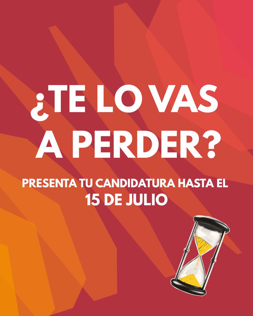 Ya sabes lo que dicen... No dejes para mañana lo que puedas hacer hoy!
Te lo ponemos muy fácil, ampliamos el plazo para que puedas presentar tus proyectos hasta el día 15 de julio. Preséntate a los AMAwards.👉 👉 
bit.ly/4jRvpB1