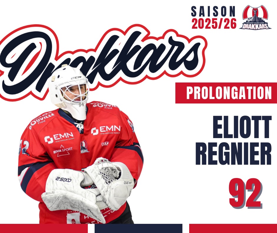 🟥🟦🖋️ 𝗘𝗹𝗶𝗼𝘁𝘁 𝗥𝗲́𝗴𝗻𝗶𝗲𝗿 𝗿𝗲𝘀𝘁𝗲 𝗲𝗻 𝗯𝗮𝗰𝗸𝘂𝗽 !

Auteur d'une belle série en playoffs contre Strasbourg, notre backup Eliott Régnier sera toujours en soutien de Ronan Quemener la saison prochaine. Objectif : continuer à progresser !