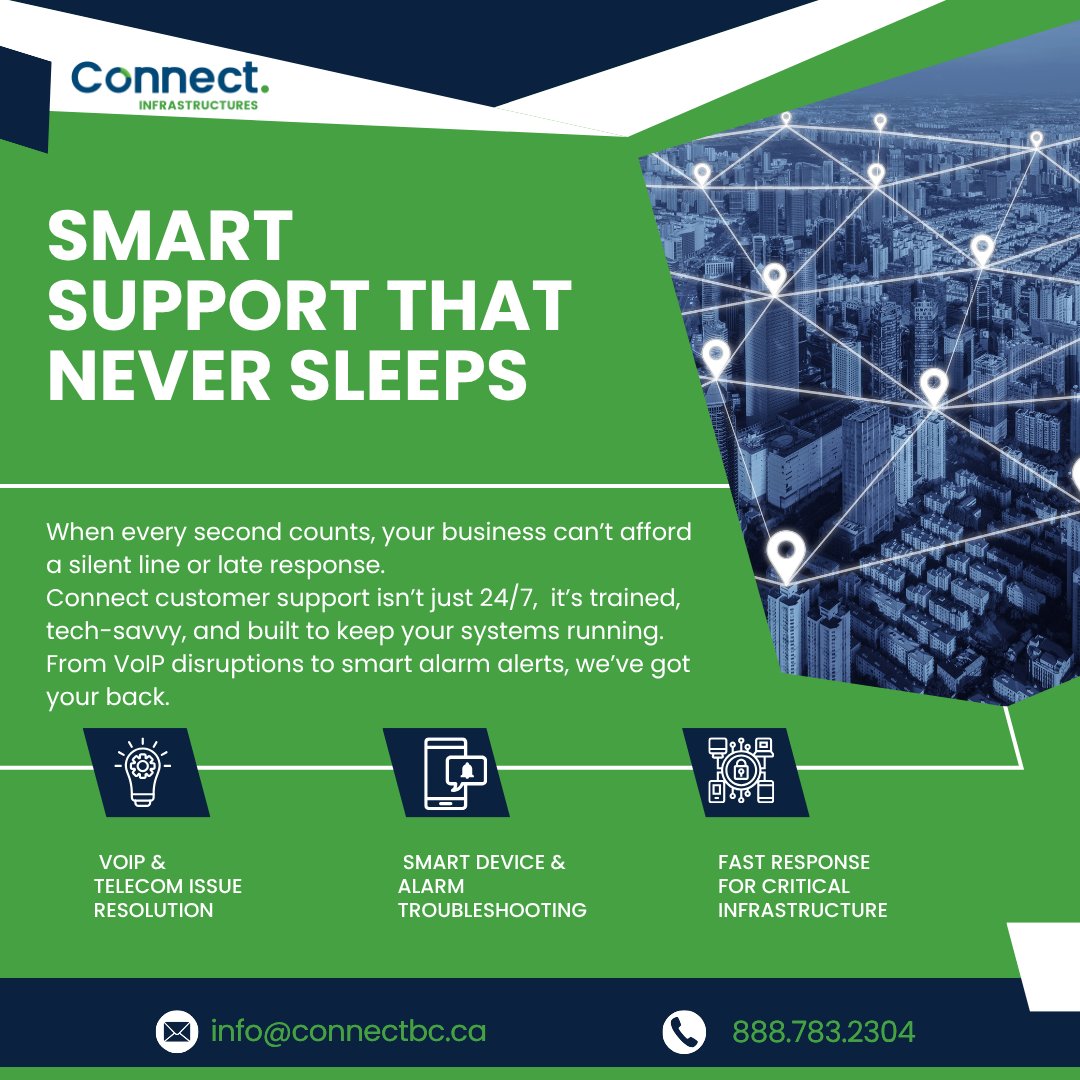 CONNECT_IT_Tel's tweet photo. When your business runs 24/7, your support should too.

Connect delivers real-time troubleshooting, smart alerts, and critical backups fast.

No downtime, no delays. Just real people, ready when you need them. https://t.co/8tMMu53ULA