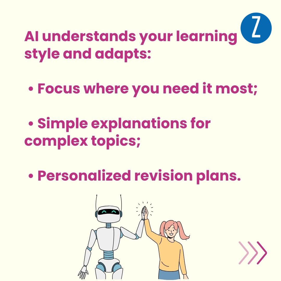 My_In_Education's tweet photo. AI is transforming education, reducing stress and enhancing focus! Check out our latest Zealousness blog post to learn how to use AI as your ultimate study ally. 🔗https://t.co/wGp2SaDrSY #StudySmart https://t.co/xB68wVLqNX