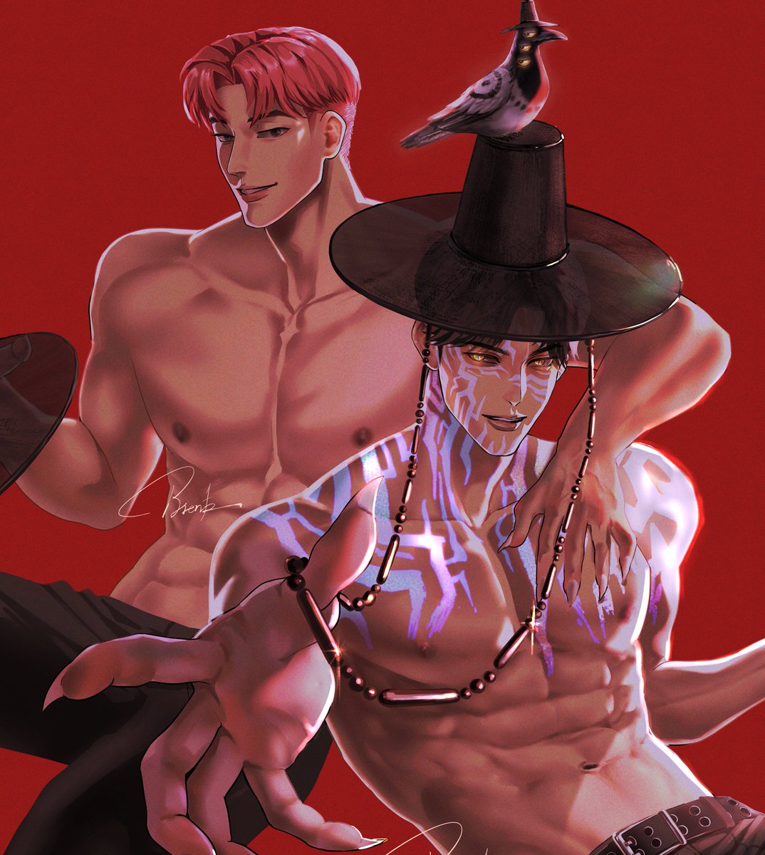 #KPOPDEMONHUNTERS #kpopdemonhuntersfanart #Jinu #abby 
sajaboys