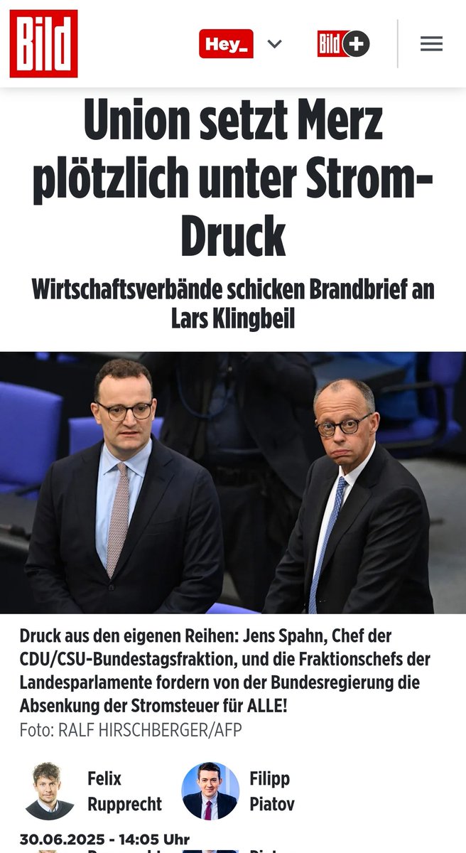 Die kleine SPD kneift unseren 2. Wahl Kanzler, Fritze Merz, kräftig in den Allerwertesten 😂😂😂

Fritze hat nichts zu melden 🤡

So funktioniert das Altparteienkartell...