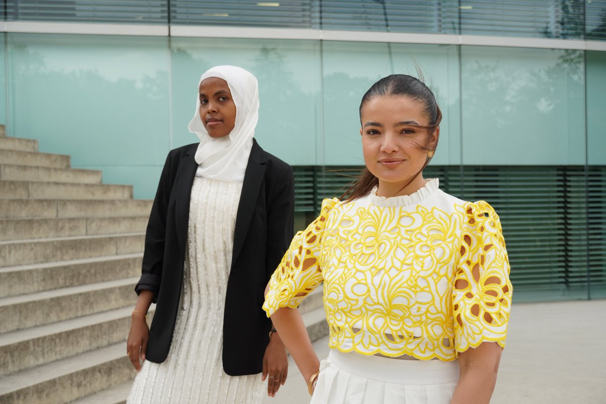 theGICHD's tweet image. Proud to celebrate Imene Aouali’s apprenticeship graduation &amp;amp; cheer on Kafia Adam as she continues her journey. Our apprenticeship programme offers youth in Geneva hands-on experience towards their CFC. Training next generation professionals is a privilege.  Go Imene &amp;amp; Kafia!👏✨