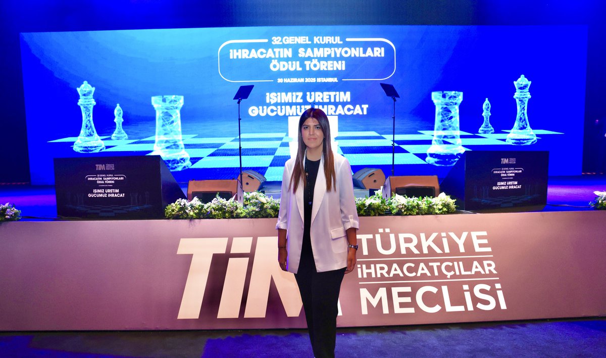 Cumhurbaşkanımız Sayın Recep Tayyip Erdoğan’ın teşrifleriyle düzenlenen Türkiye İhracatçılar Meclisi 32. Genel Kurulu ve “İhracatın Şampiyonları” Ödül Töreni’ne katıldık.

Ülkemizin üretim gücünü ve ihracat vizyonunu temsil eden bu anlamlı törende, Türkiye Yüzyılı hedeflerine