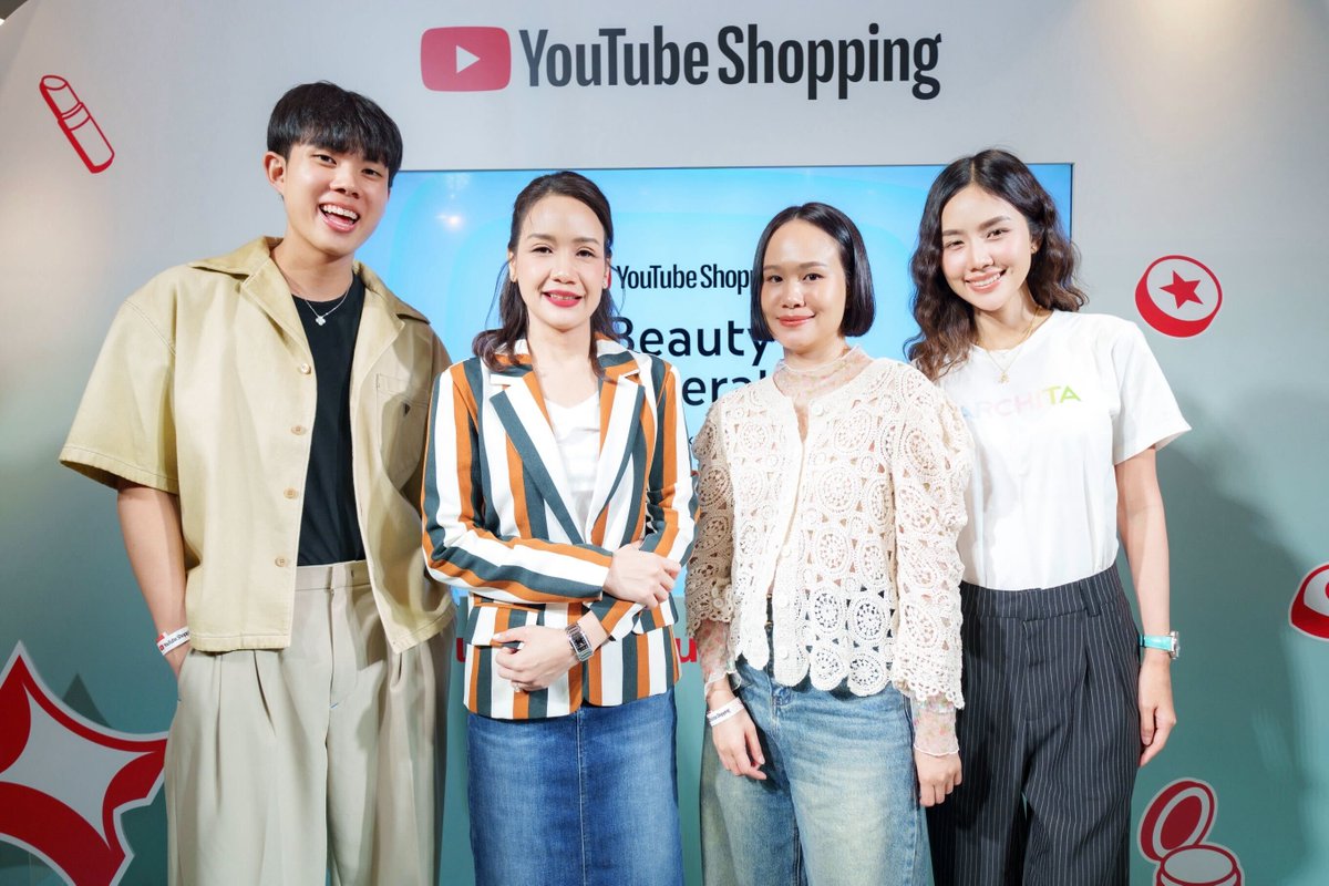 ❤️ YouTube Shopping Beauty Accelerator Event ชวนครีเอเตอร์ตัวท็อปอย่าง Archita Station, <a href="/Inggck/">Ing</a> และ <a href="/tusonmhee/">ตู้ซ่อนหมี</a> มาแชร์ประสบการณ์การสร้างรายได้จากคอนเทนต์บิวตี้และการดูแลตัวเอง ผ่าน YouTube Shopping 👉 goo.gle/3ThebSw