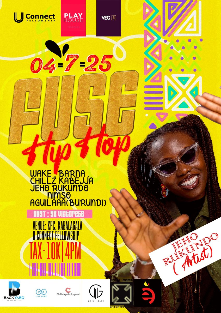 Kerry Roggers πΊπ¬ (@kerryroggers) on Twitter photo Currently now the best female rapper in CHH and she is going to rock the stage on 4th July at KPC and her name is Jeho Rukundo
1ok
4pm
Hosted by <a href="/SRVictor256/">#Loud Out Now..!!!!!</a>
#Fuse25 Currently now the best female rapper in CHH and she is going to rock the stage on 4th July at KPC and her name is Jeho Rukundo
1ok
4pm
Hosted by <a href="/SRVictor256/">#Loud Out Now..!!!!!</a>
#Fuse25