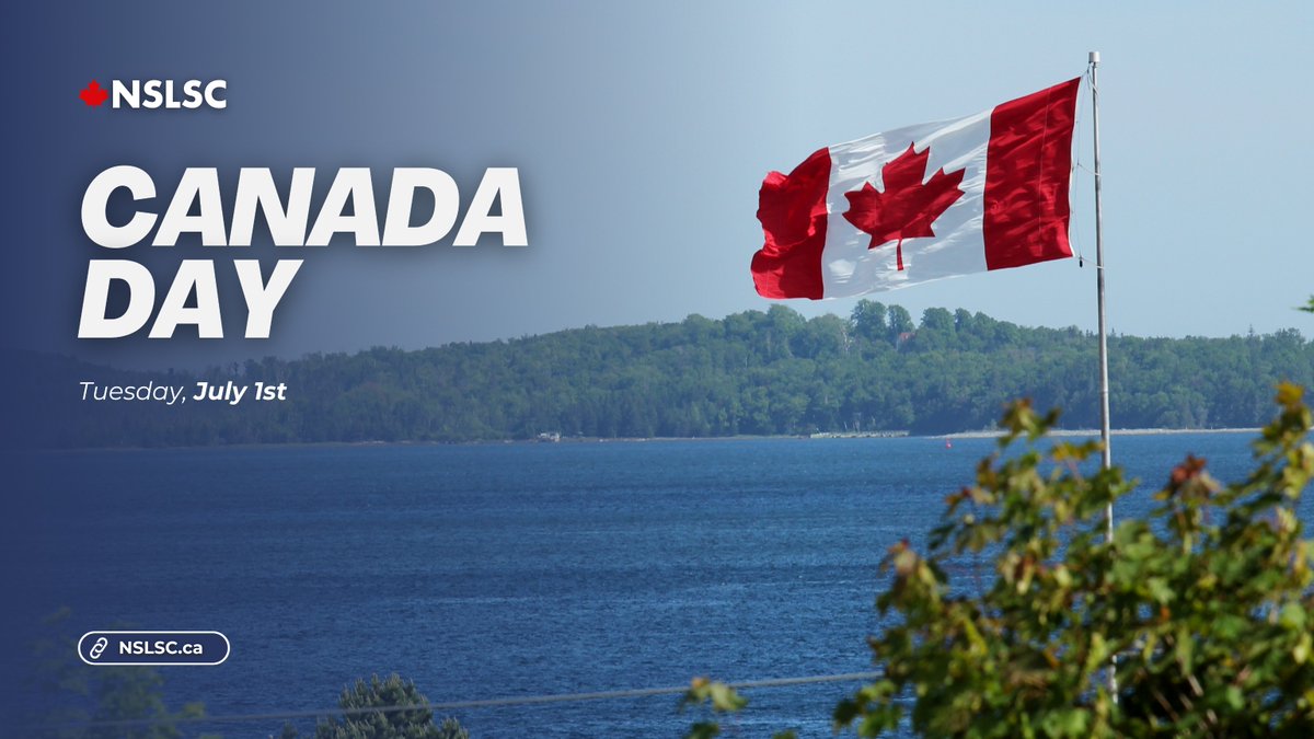 Notice: The #NSLSC Contact Centre is closed on Tuesday, July 1st. We encourage you to use the online services at NSLSC.ca including Instant Answers. 🍁