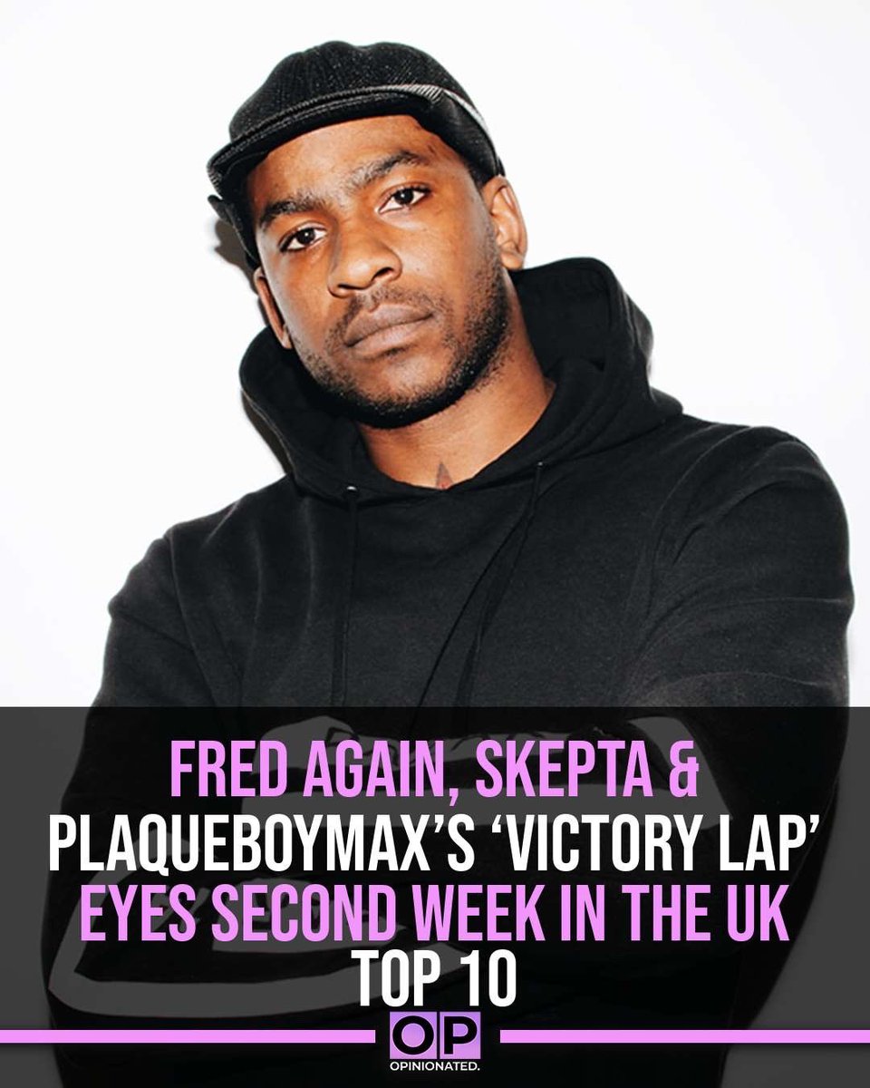Victory Lap’ by Fred Again, Skepta &amp; PlaqueBoyMax is on pace to finish its 2nd week in the UK Top 10 — it’s currently #7 in today’s chart update.

Globally, it’s making noise: #4 in the UK, #3 in Australia, #13 in Ireland 🇬🇧🇦🇺🇮🇪 

Will they drop a remix to chase that #1? 👀