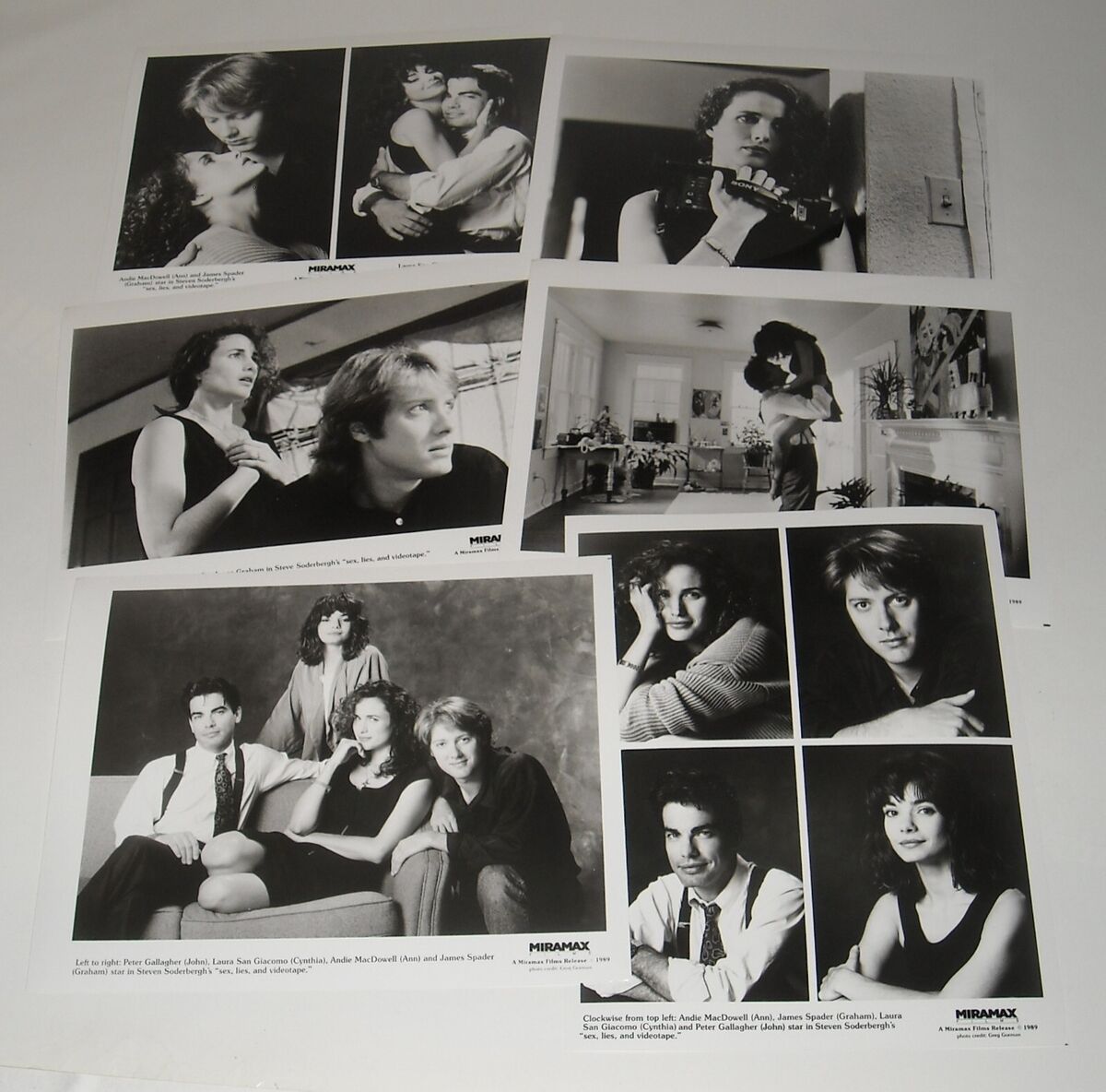 every day i think about these official pictures from sex, lies, and videotape