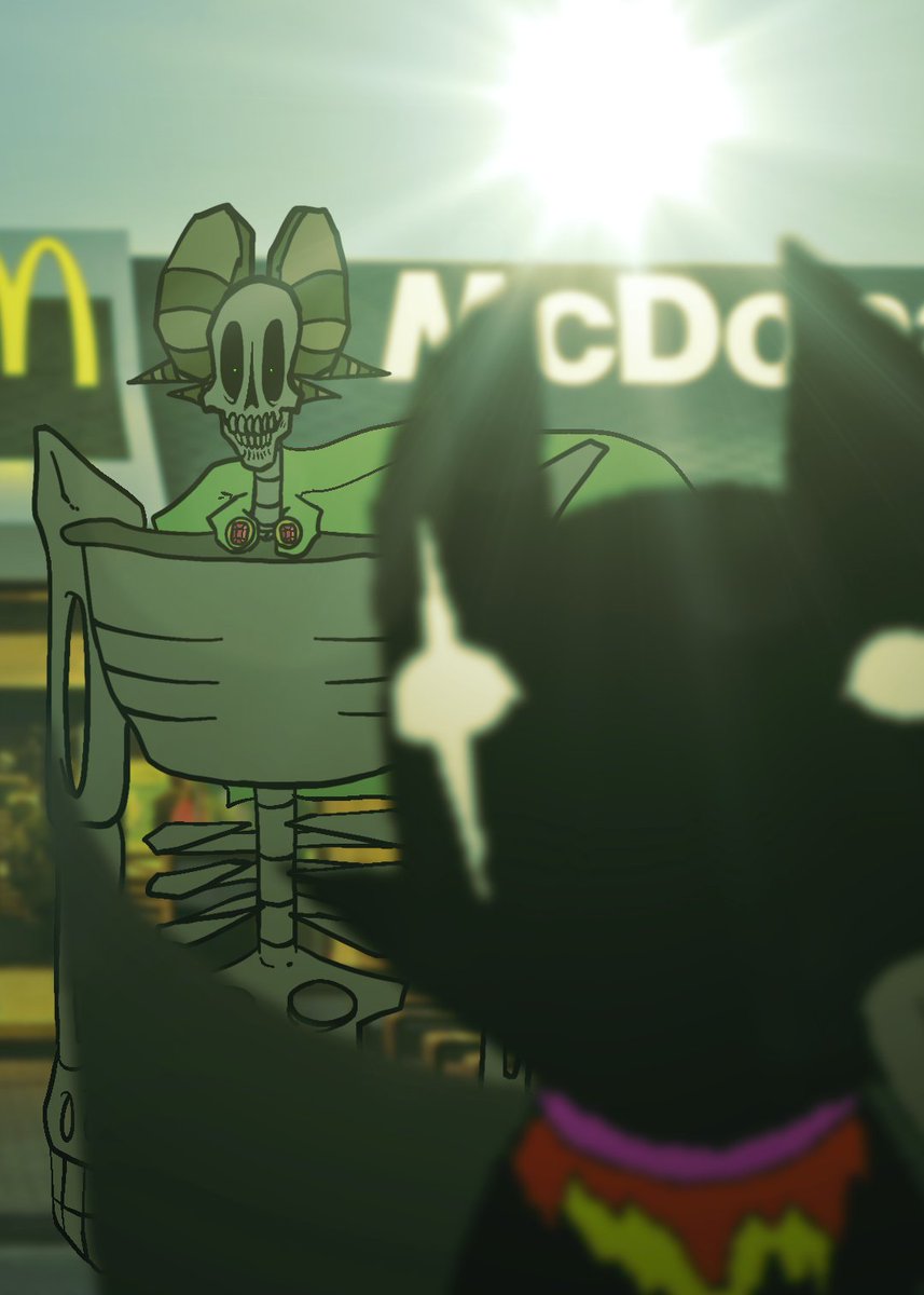 deadcardDersite's tweet photo. #GreeningOut with the #GreenGang at McDonald's. #JustGreenGuyThings. https://t.co/yasjN8ajZh