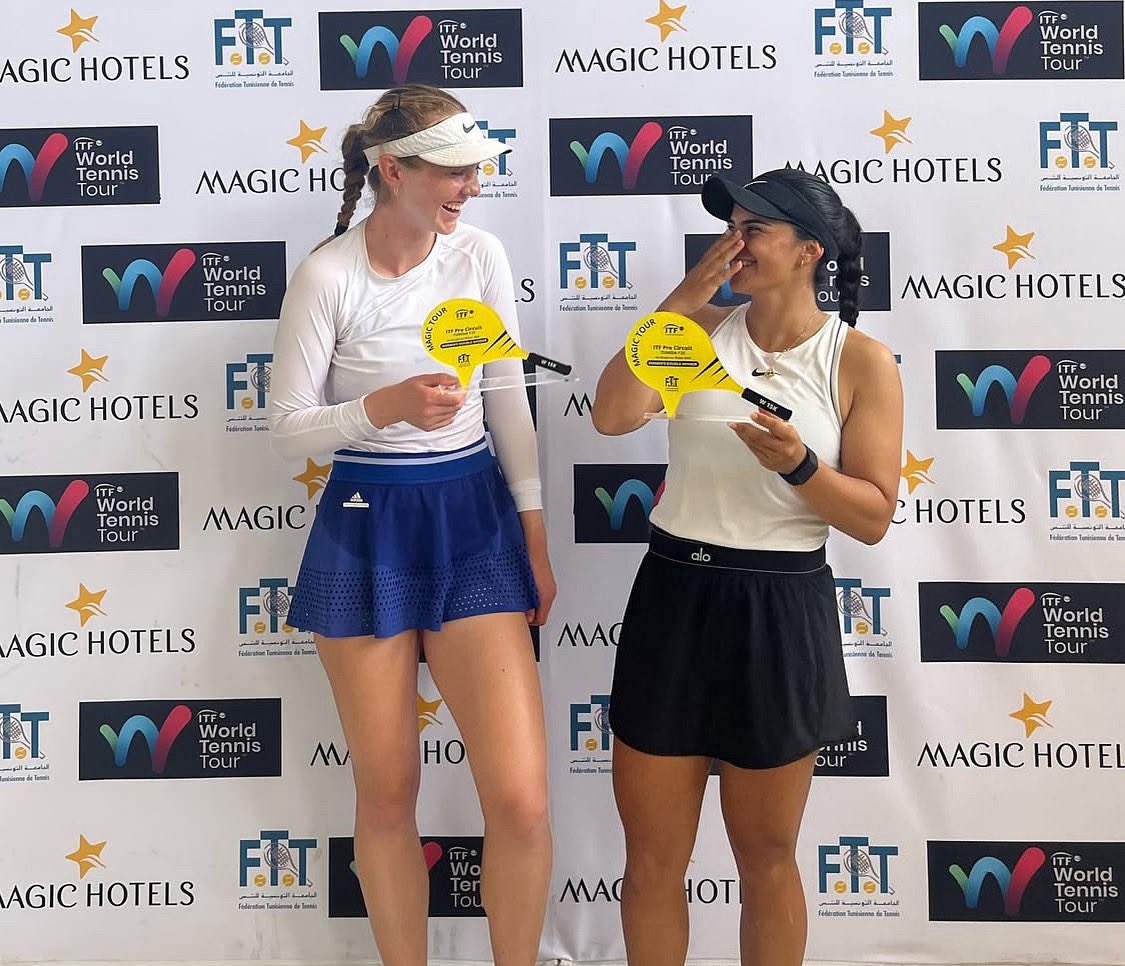 Congrats to Mouna Bouzgarrou for capturing a W15 Doubles title in Monastir, Tunisia 

#ProJohnnies